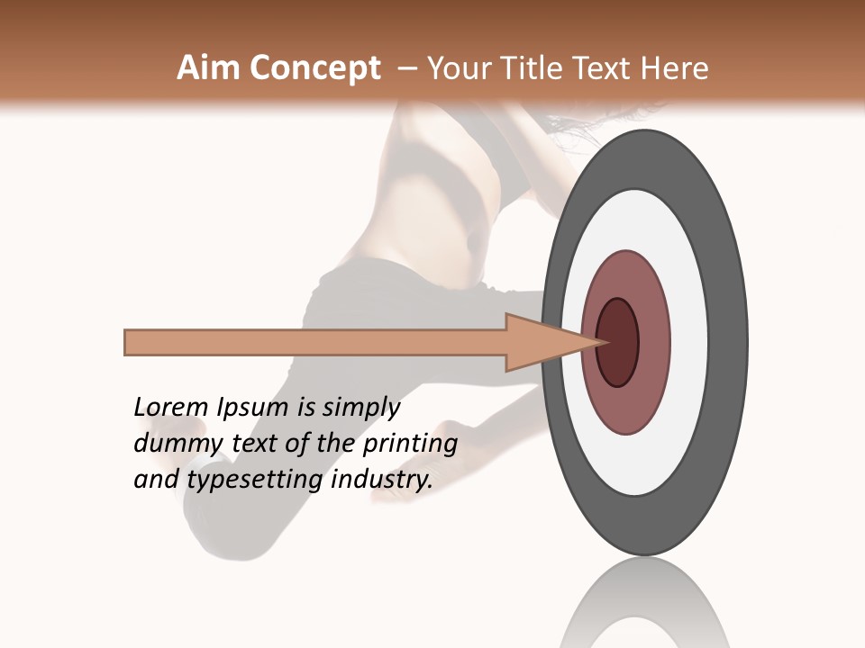 Performance Dancer Fitness PowerPoint Template