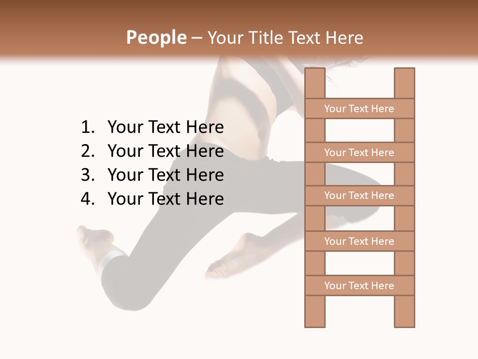 Performance Dancer Fitness PowerPoint Template