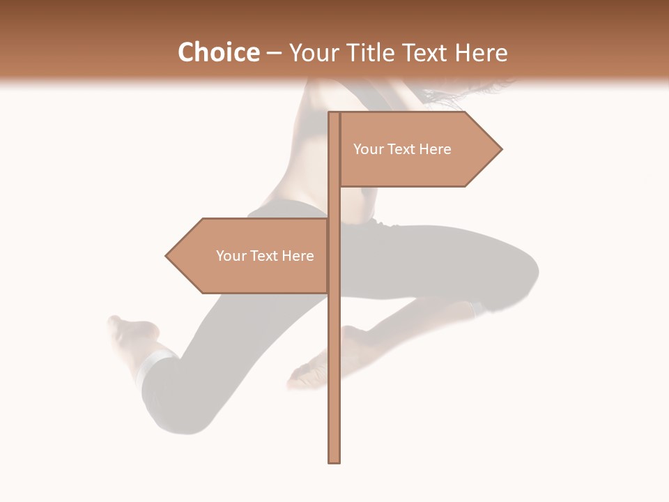 Performance Dancer Fitness PowerPoint Template