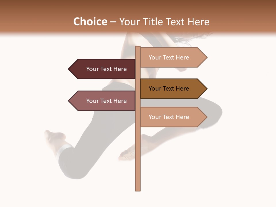 Performance Dancer Fitness PowerPoint Template