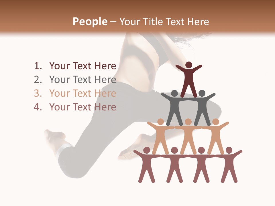 Performance Dancer Fitness PowerPoint Template