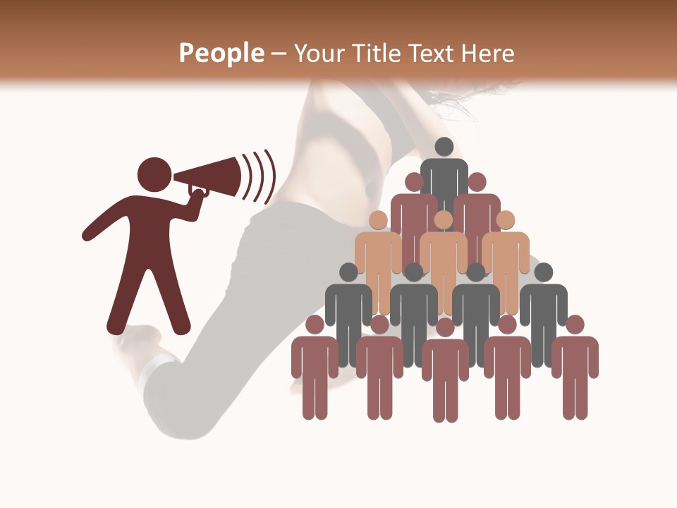 Performance Dancer Fitness PowerPoint Template