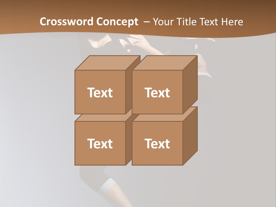 Breakdance Jump Female PowerPoint Template