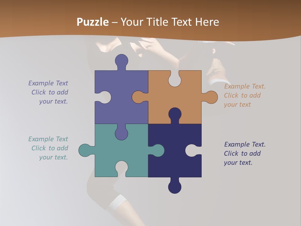 Breakdance Jump Female PowerPoint Template