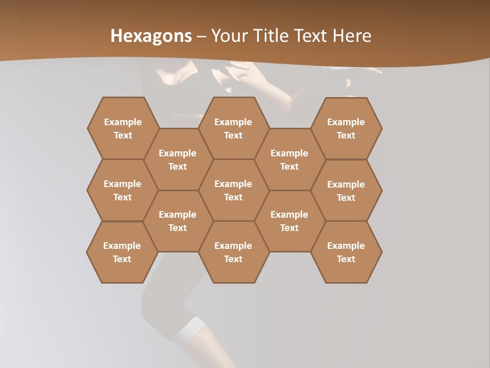 Breakdance Jump Female PowerPoint Template