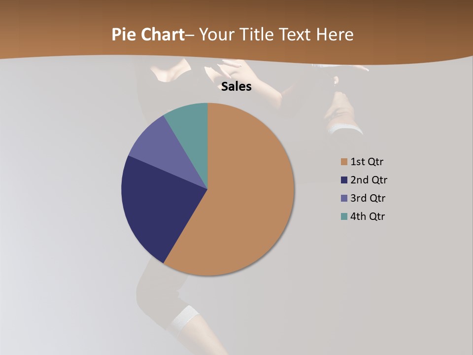 Breakdance Jump Female PowerPoint Template