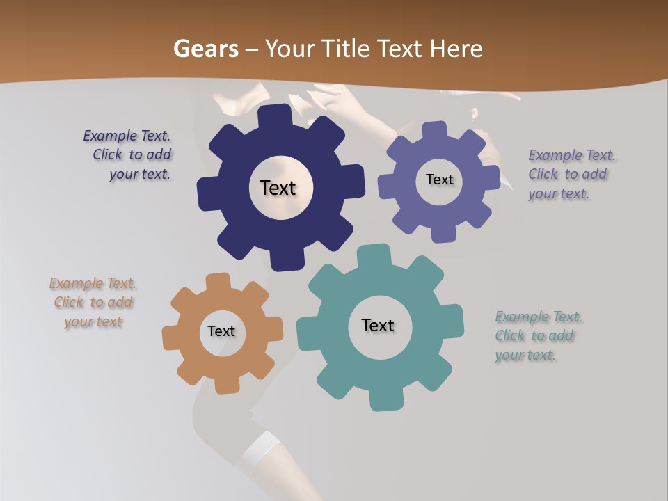 Breakdance Jump Female PowerPoint Template