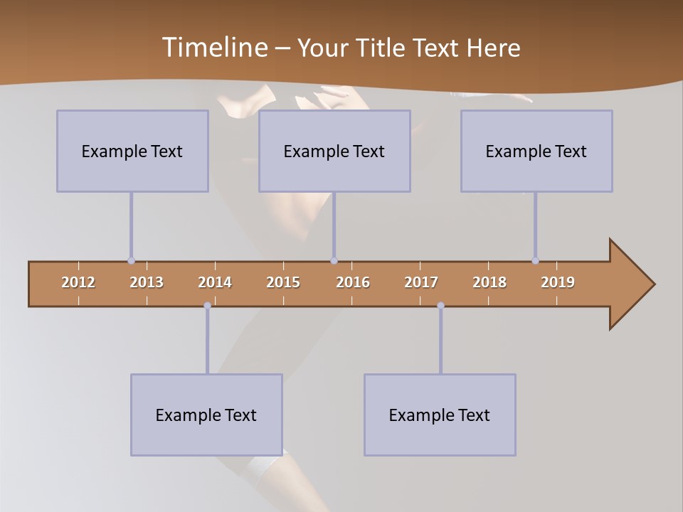 Breakdance Jump Female PowerPoint Template