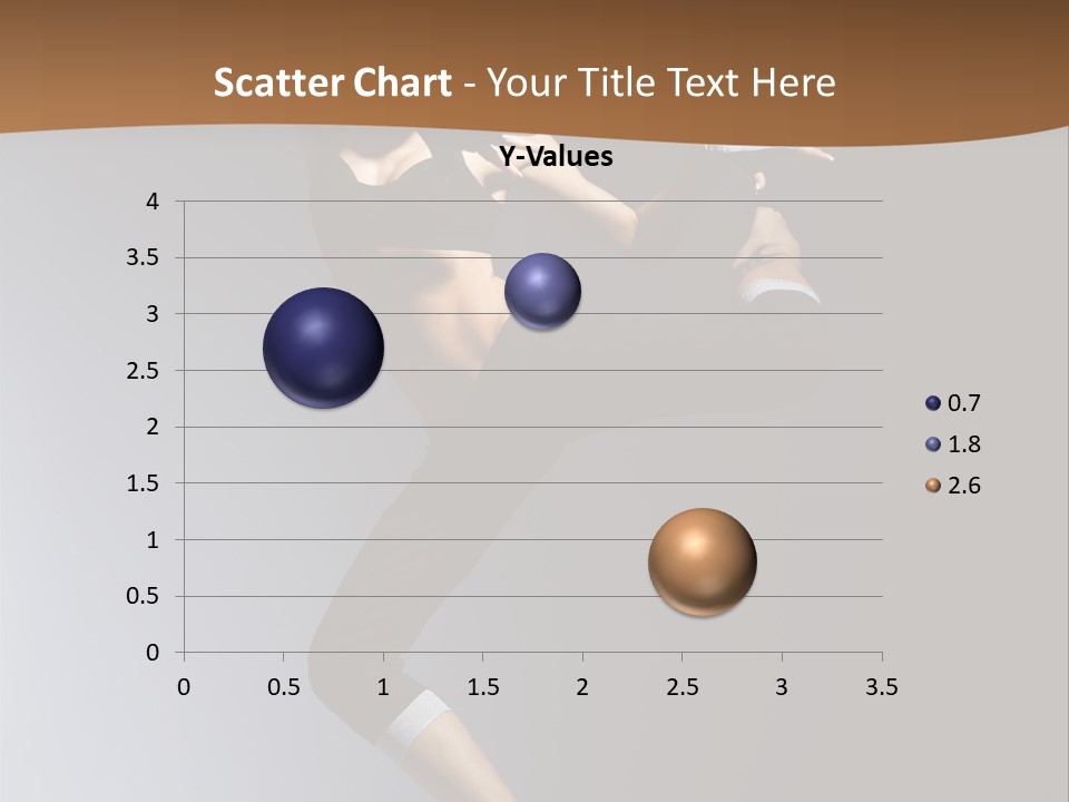 Breakdance Jump Female PowerPoint Template