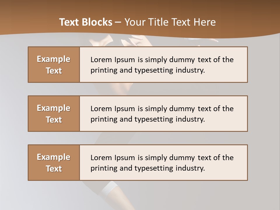 Breakdance Jump Female PowerPoint Template