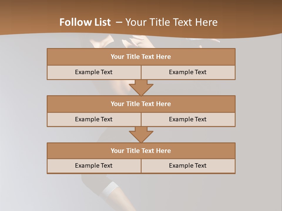 Breakdance Jump Female PowerPoint Template