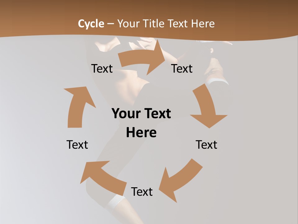 Breakdance Jump Female PowerPoint Template