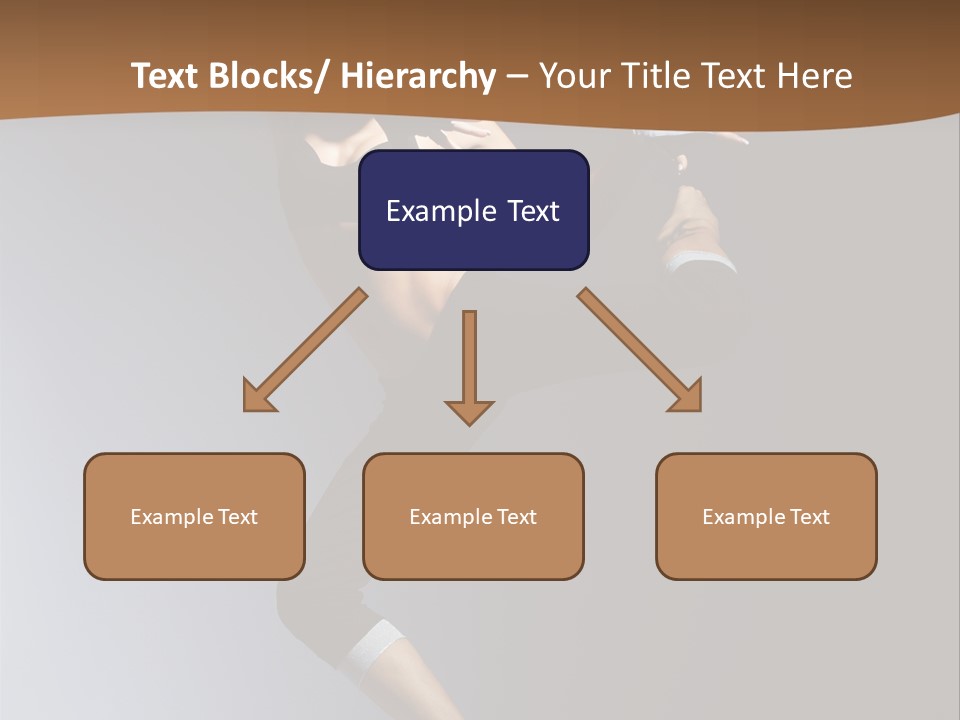 Breakdance Jump Female PowerPoint Template