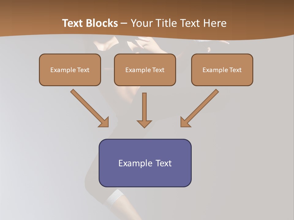 Breakdance Jump Female PowerPoint Template