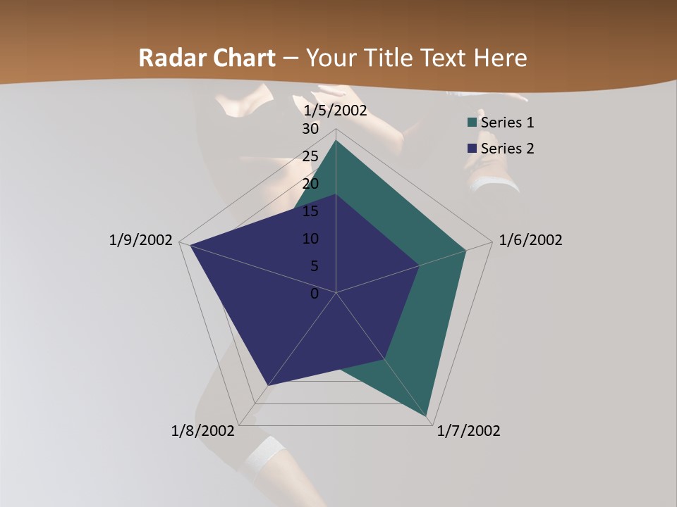 Breakdance Jump Female PowerPoint Template