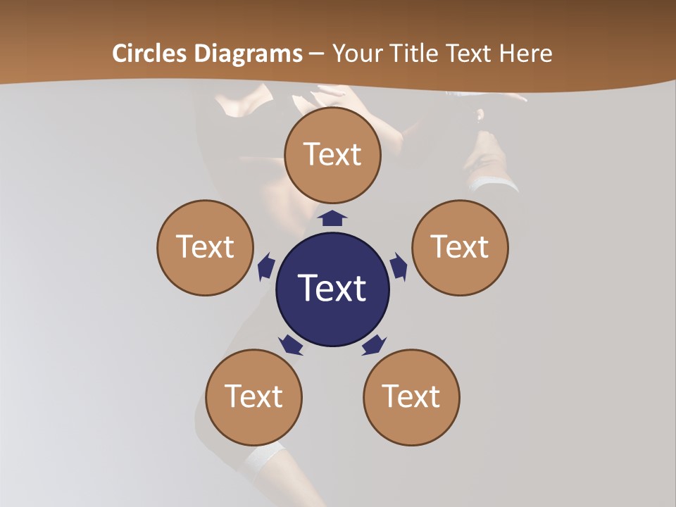 Breakdance Jump Female PowerPoint Template