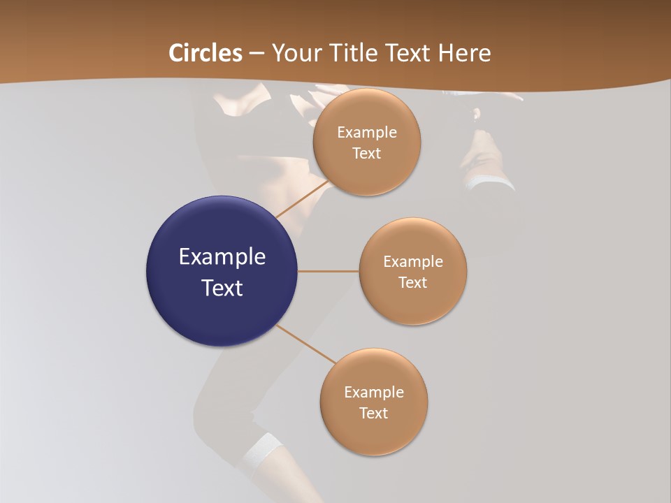 Breakdance Jump Female PowerPoint Template