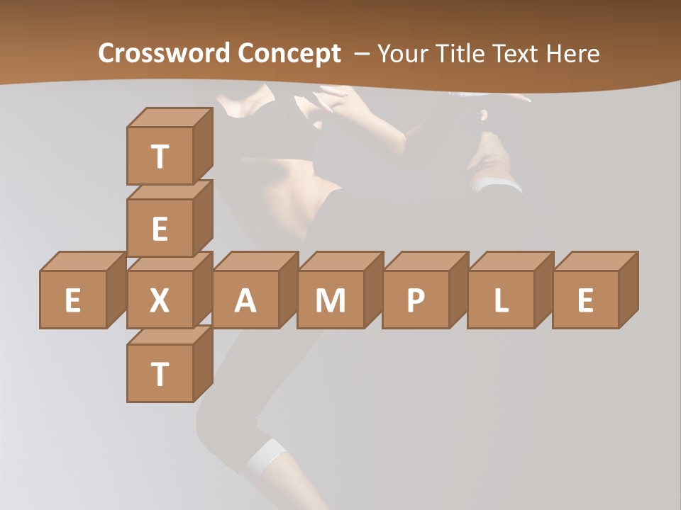 Breakdance Jump Female PowerPoint Template