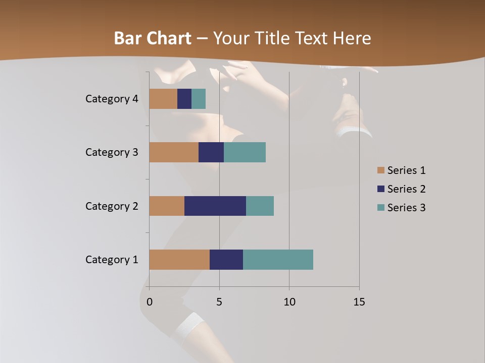 Breakdance Jump Female PowerPoint Template