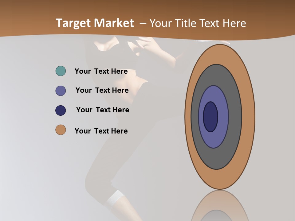 Breakdance Jump Female PowerPoint Template