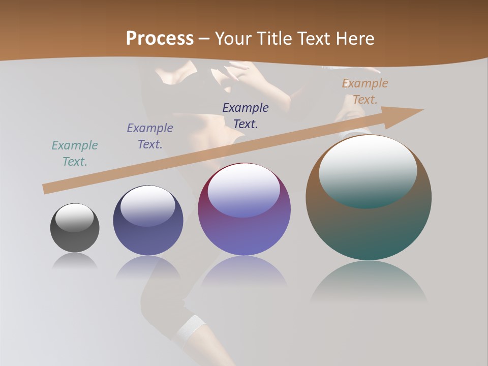 Breakdance Jump Female PowerPoint Template