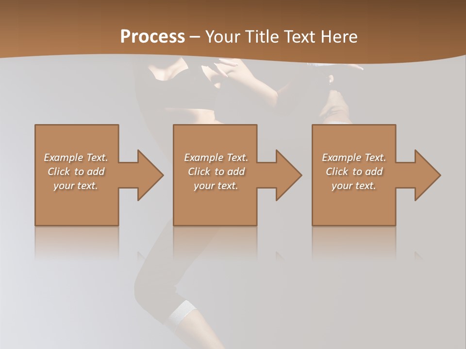 Breakdance Jump Female PowerPoint Template