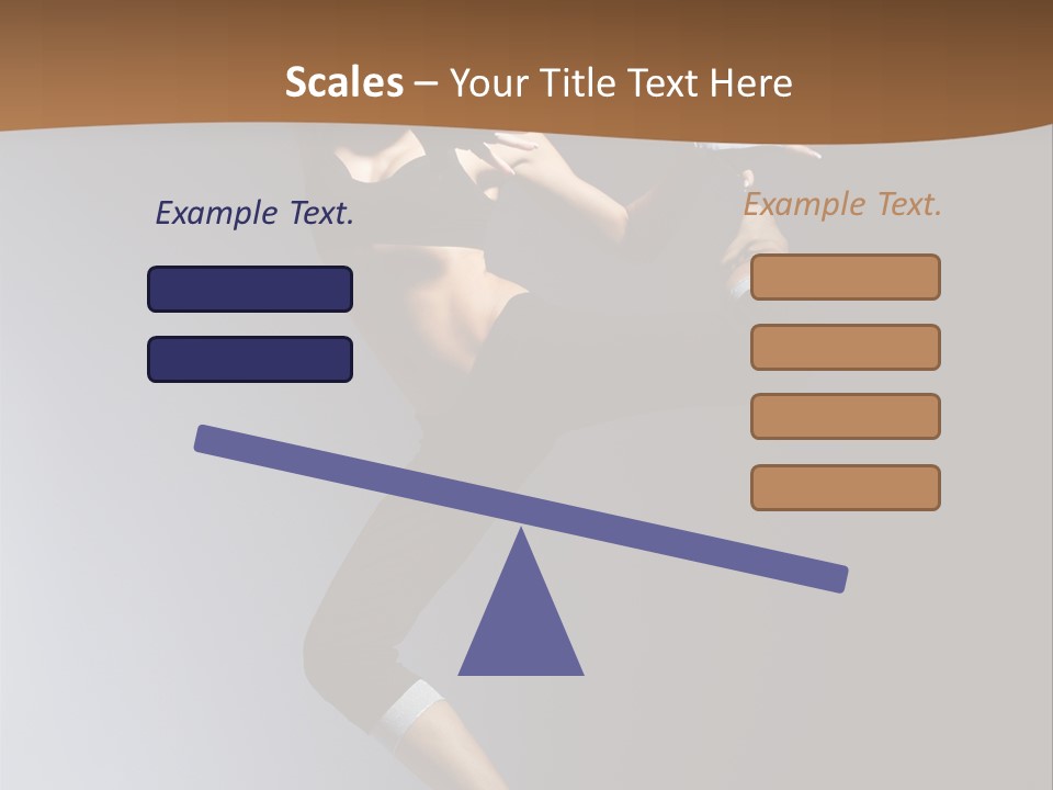 Breakdance Jump Female PowerPoint Template