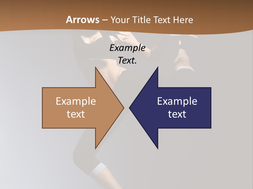 Breakdance Jump Female PowerPoint Template