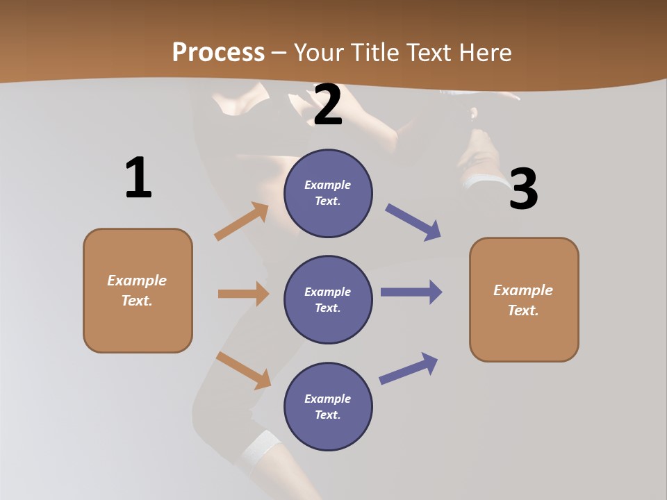 Breakdance Jump Female PowerPoint Template