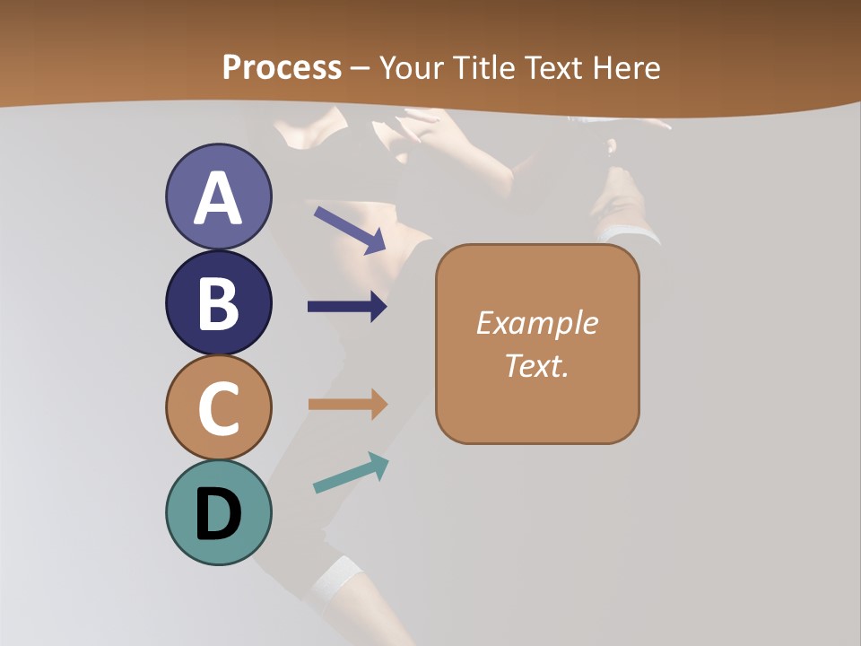 Breakdance Jump Female PowerPoint Template