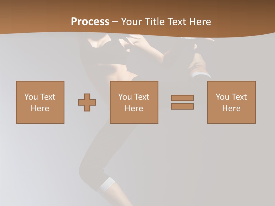 Breakdance Jump Female PowerPoint Template