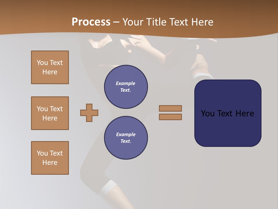 Breakdance Jump Female PowerPoint Template