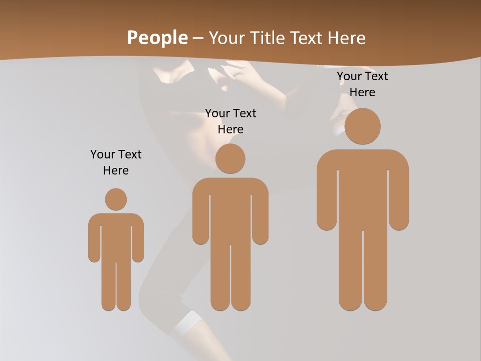 Breakdance Jump Female PowerPoint Template