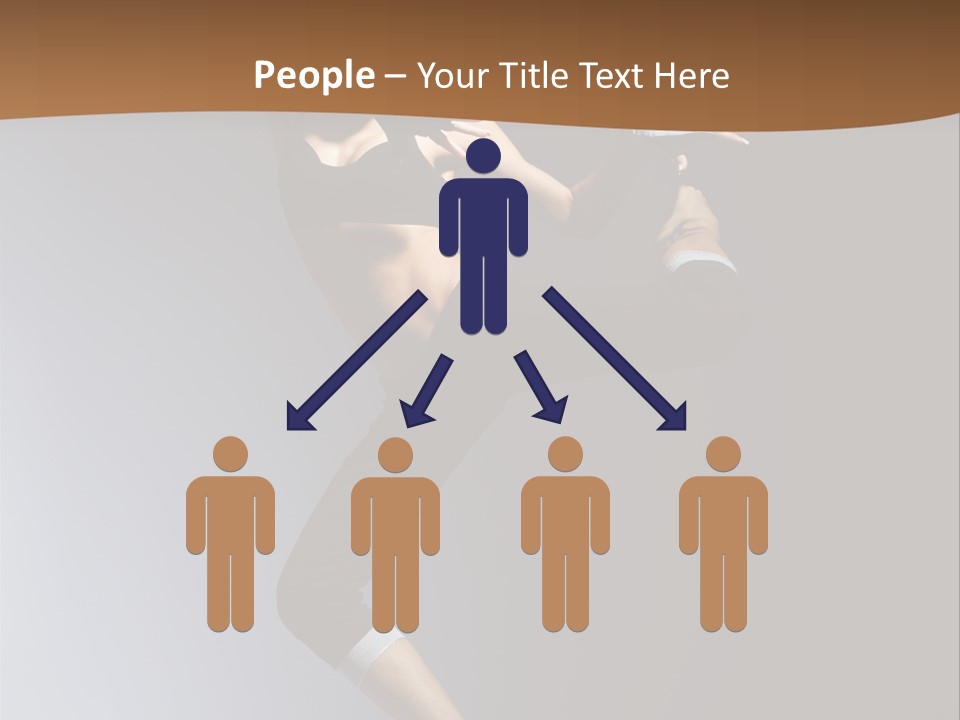 Breakdance Jump Female PowerPoint Template