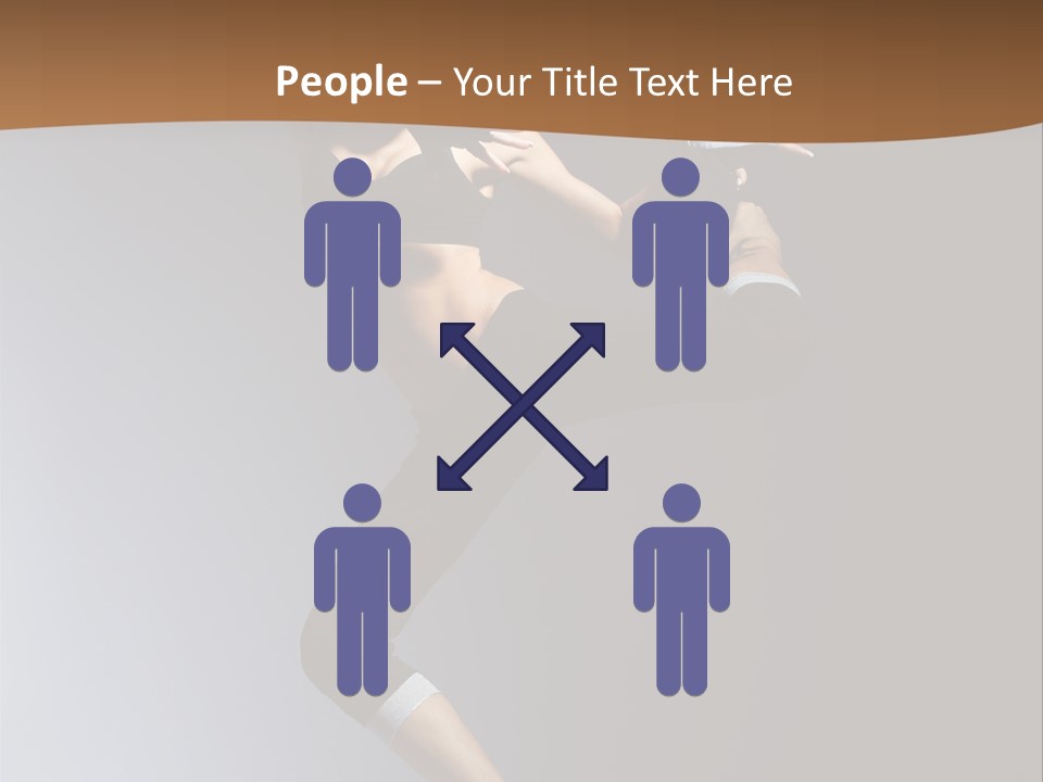 Breakdance Jump Female PowerPoint Template