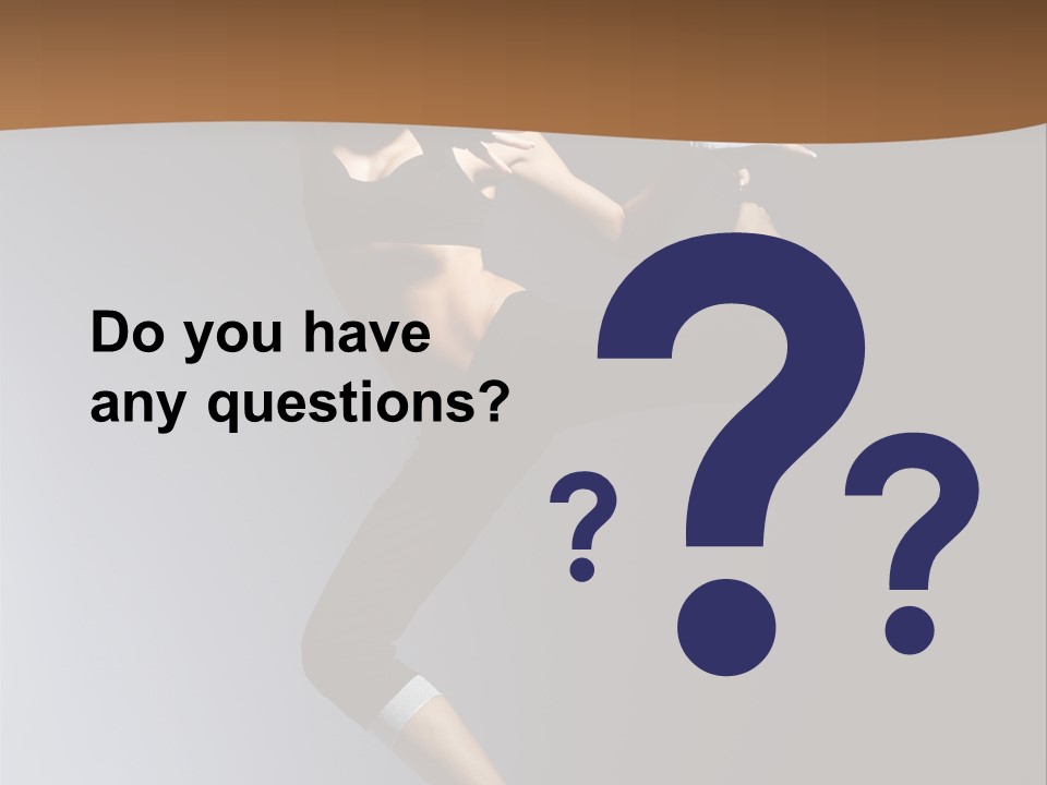 Breakdance Jump Female PowerPoint Template