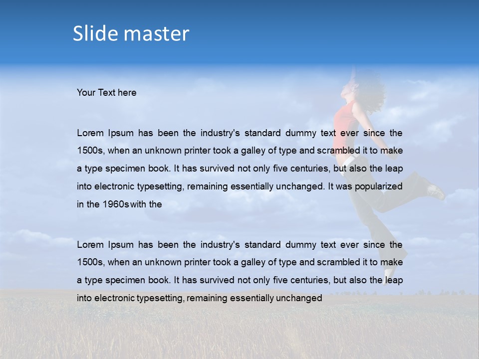 Hand Hair Skin PowerPoint Template