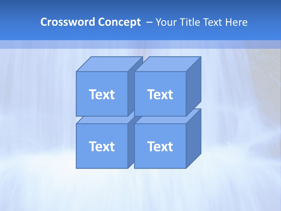 Fashion Caucasian Model PowerPoint Template