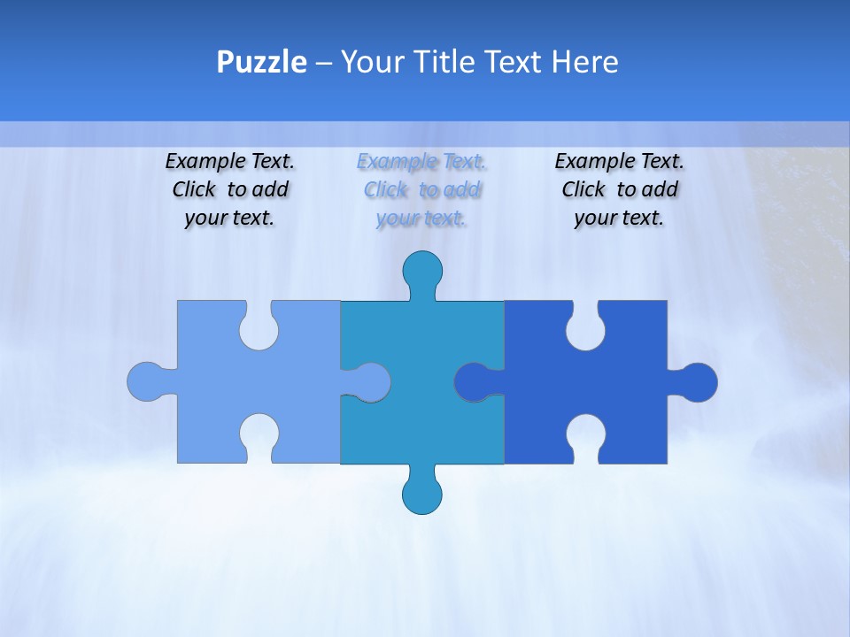 Fashion Caucasian Model PowerPoint Template