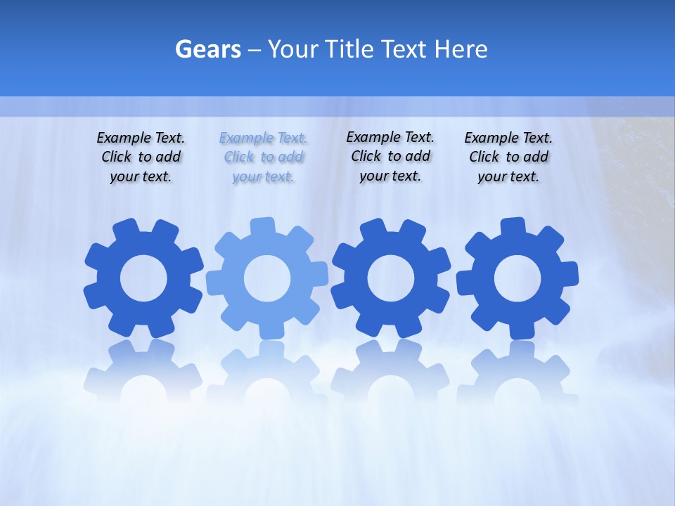 Fashion Caucasian Model PowerPoint Template