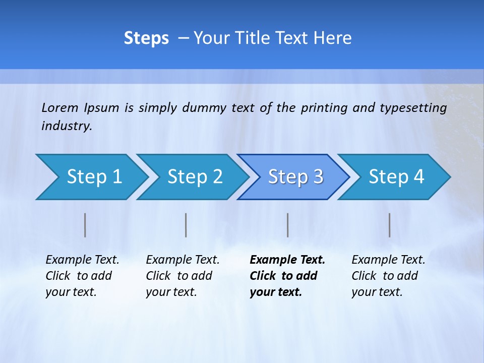 Fashion Caucasian Model PowerPoint Template