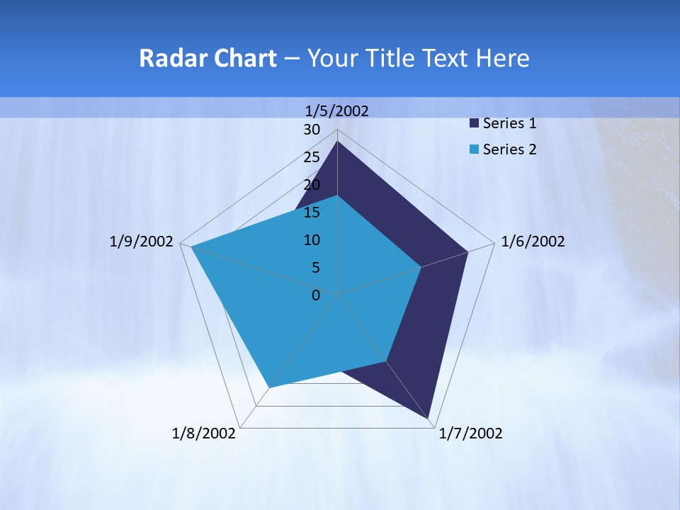 Fashion Caucasian Model PowerPoint Template