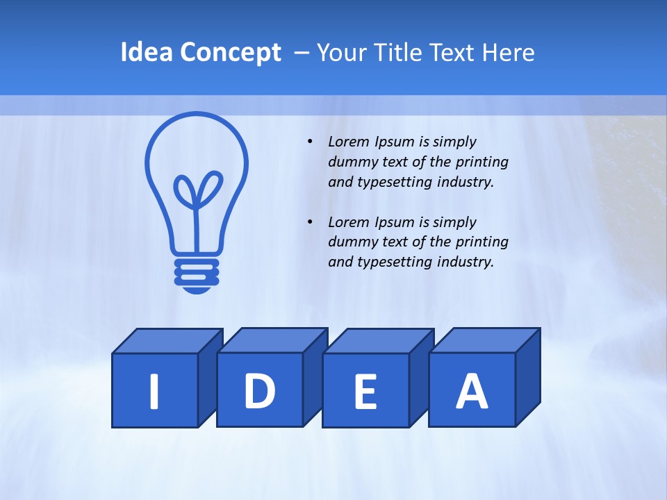 Fashion Caucasian Model PowerPoint Template