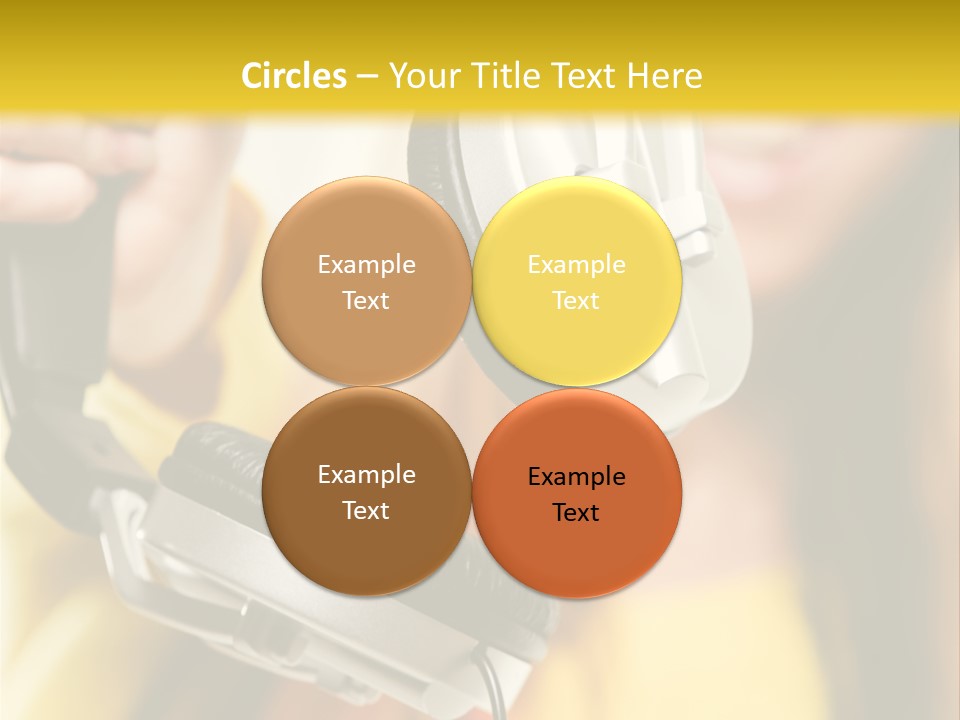 Listening Closeup Activity PowerPoint Template