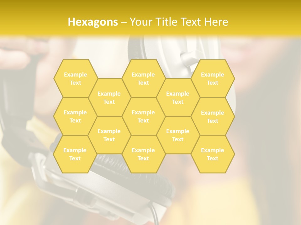 Listening Closeup Activity PowerPoint Template