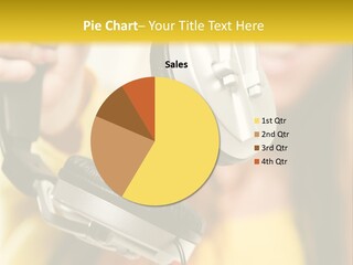 Listening Closeup Activity PowerPoint Template