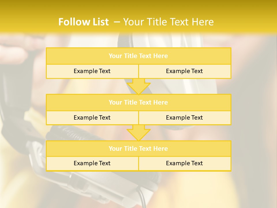 Listening Closeup Activity PowerPoint Template