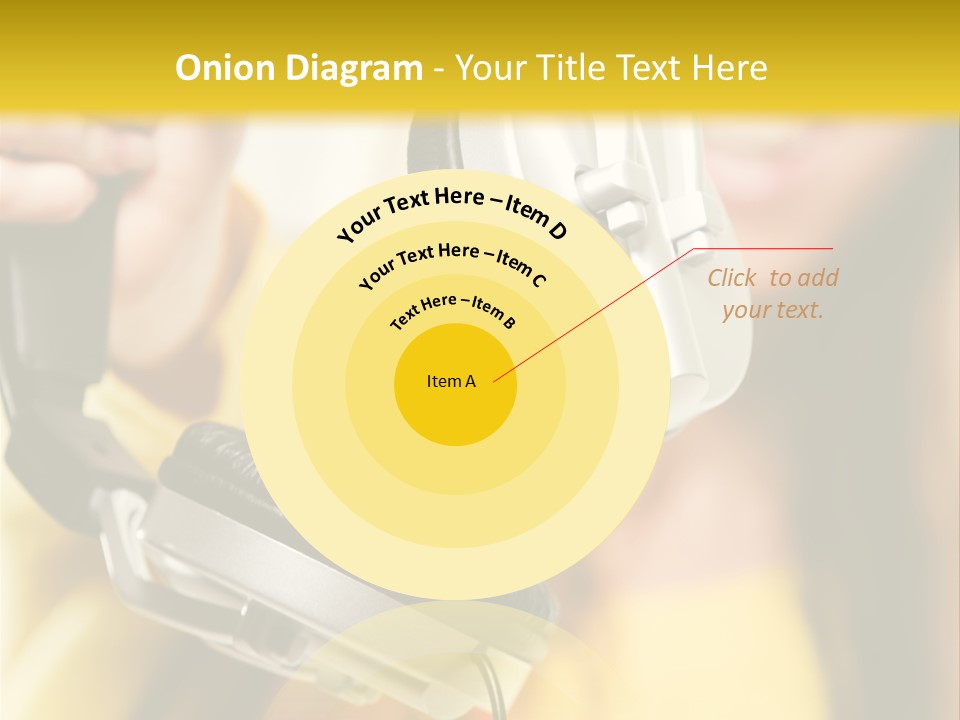 Listening Closeup Activity PowerPoint Template