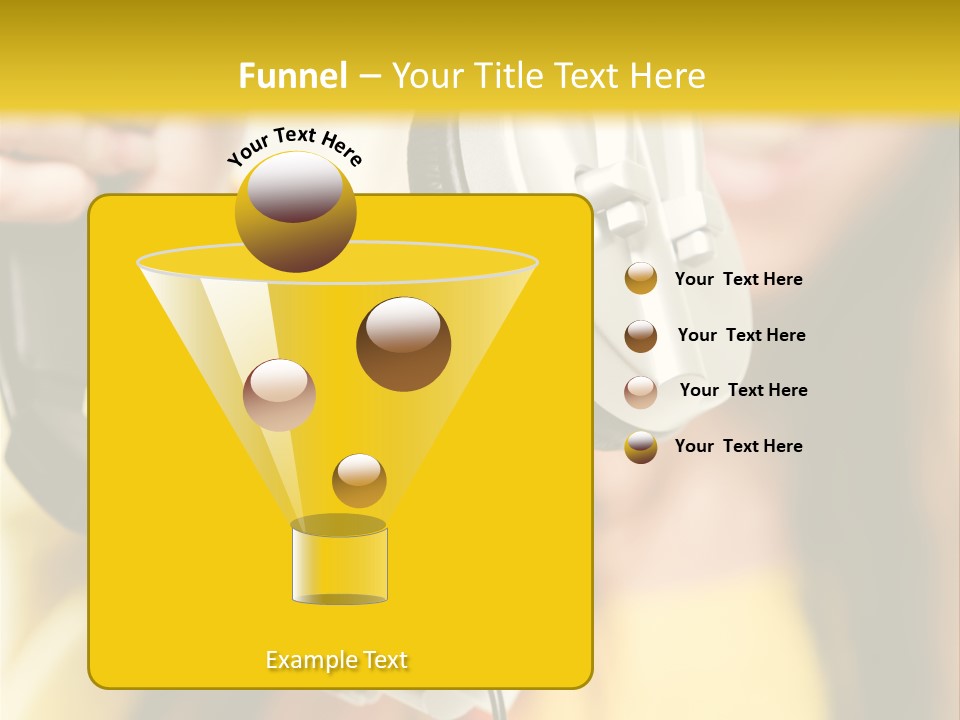 Listening Closeup Activity PowerPoint Template