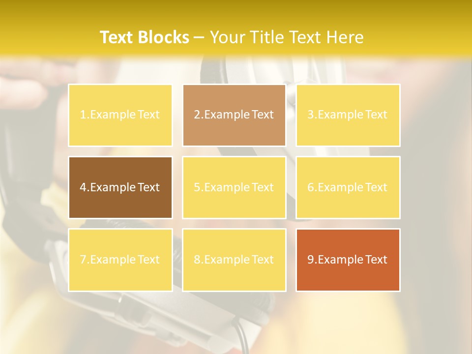 Listening Closeup Activity PowerPoint Template